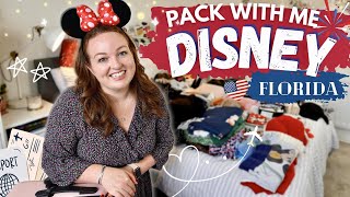 PACK WITH ME: WALT DISNEY WORLD 🏰🇺🇸 hacks, tips & essentials 🧳 the ultimate guide to Disney packing!