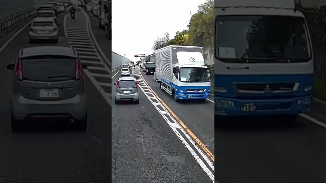 痛い目にあわないとこんな運転やめないだろうね。あのバイク！