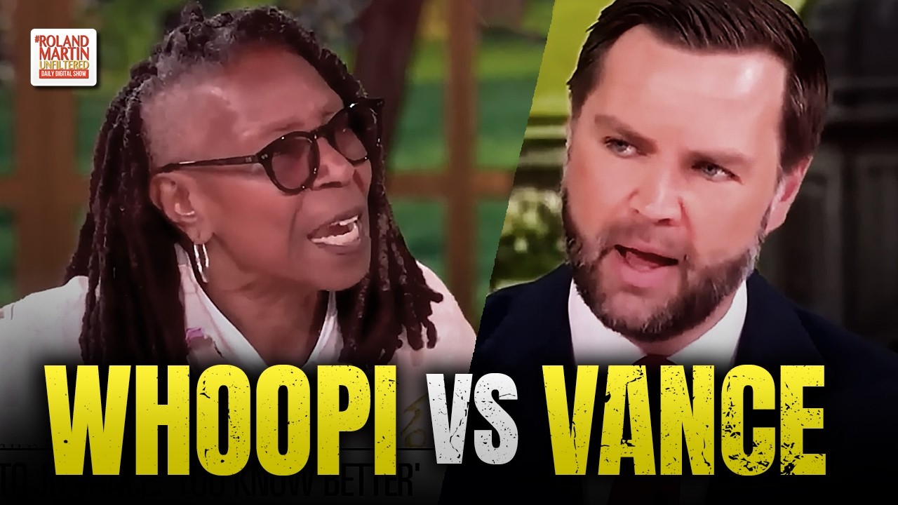Whoopi, JD Vance CLASH Over Black Erasure. Roland Calls Him A Liar