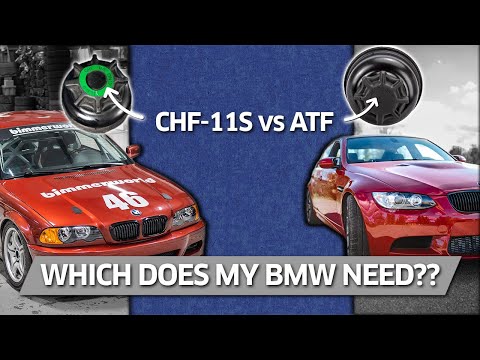 Part of a video titled Which Power Steering Fluid does my BMW need? - YouTube