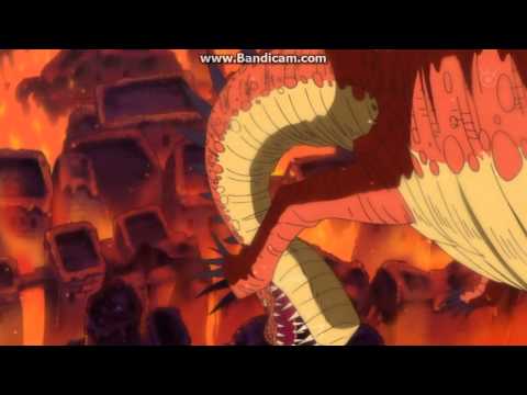 Luffy and Zoro vs Dragon