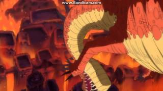Luffy and Zoro vs Dragon