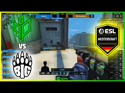 Sprout vs BIG Academy | ESL Meisterschaft: Autumn 2022 - HiGHLiGHTS | CSGO