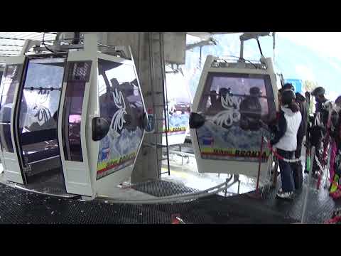 Risalita integrale cabinovia Agamatic  "Skitrans Bronta" San Vigilio di Marebbe (BZ)