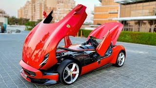 Transforming Ferrari with NO Windshield!