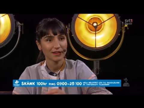 Laleh intervju under Hela Sverige skramlar samt hälsning från Eva Dahlgren, 2015