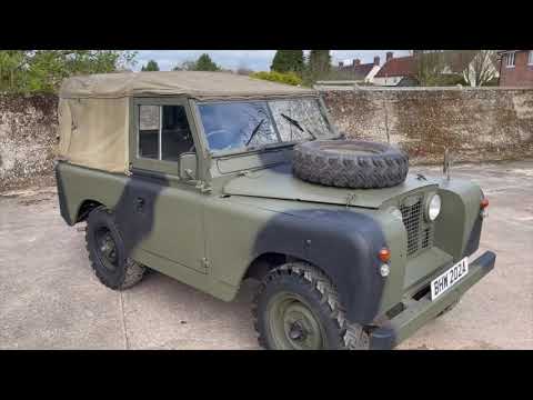 land rover series IIa 88in petrol ex military soft top for sale walkaround + engine running