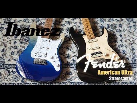 Ibanez Premium AZ224F vs Fender American Ultra Strat