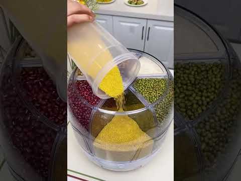 💡storage container：💡It can hold all kinds of food, such as candy, grain, rice, etc❗