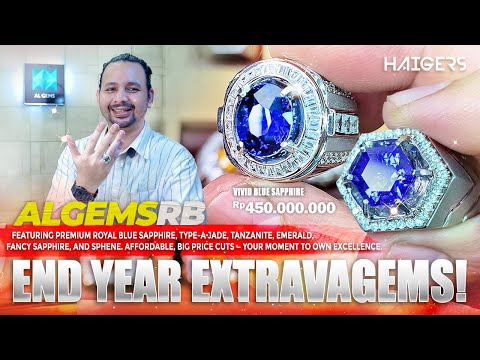 ALGEMS RB X HAIGERS ✨ Year-End Collection for Elite Collectors | Sapphire, Jade & Emerald Premium