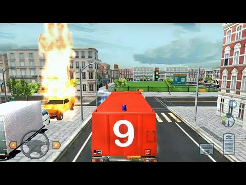 City Firefighter Driving Simulator 2019 - Fire Engine Simulation - Android Gameplay FHD