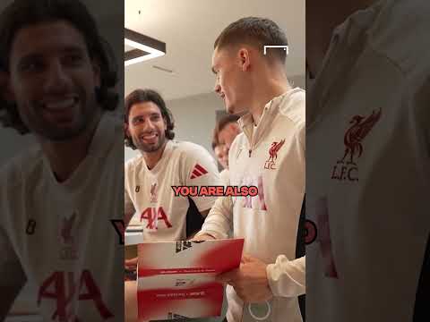 Liverpool players are in awe of Florian Wirtz after seeing his FC 26 rating 🤯