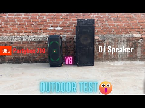 JBL PARTYBOX 710 vs DJ SPEAKER OUTDOOR TEST | Most Demanding Video