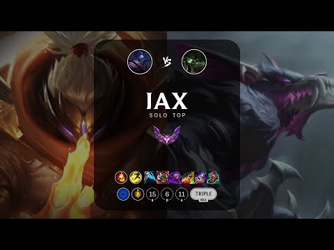 Jax Top vs Warwick - EUW Master Patch 12.22