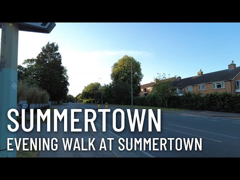 Evening walk at Summertown - Walking at Summertown Oxford
