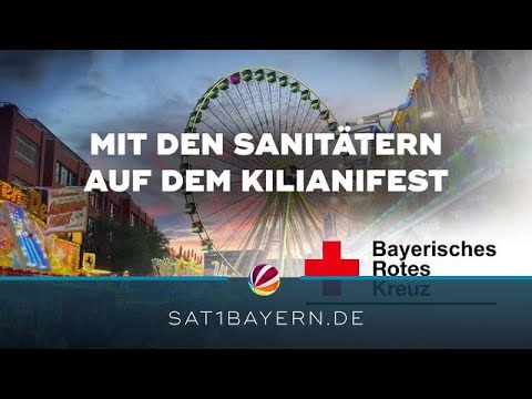 Ehrenamt im Einsatz: Mit den Sanitätern des BRK auf dem Kilianifest