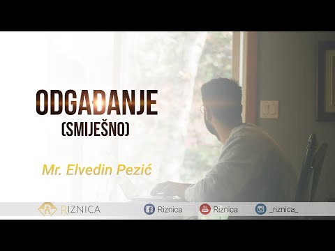 ODGAĐANJE - mr. Elvedin Pezić