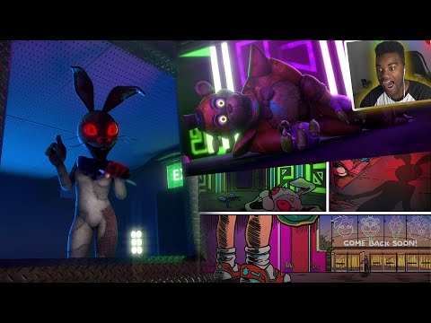 VANNY AND VANESSA! + ALL ENDINGS (Vanny ENDING) & FNAF VR [FANF SECURITY BREACH Ending]