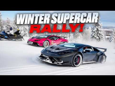 Supercars vs. Snow! - Is this the Ultimate Winter Supercar Rally?