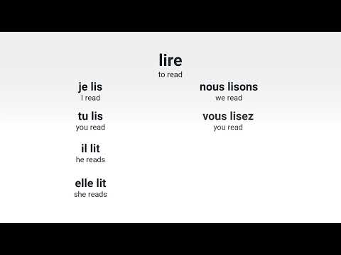 What is the present tense of the French verb avoir