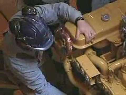 Caterpillar 3304 engines installation on the Schooner Amistad