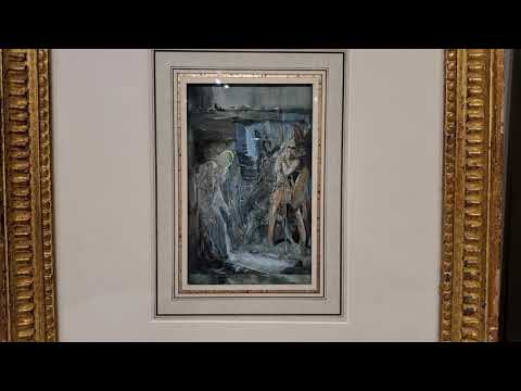 Pair of 1939 Watercolors by American artist Everett Shinn