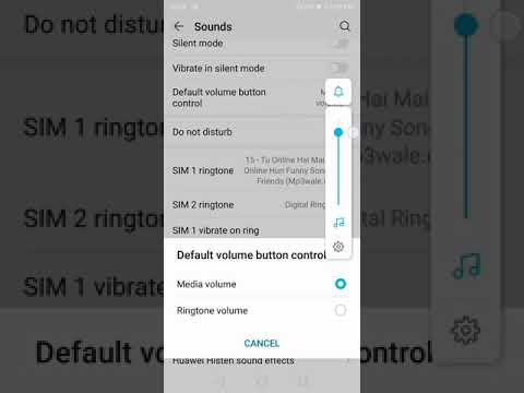Honor 7X Sound Setting