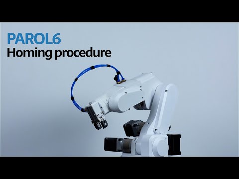 PAROL6 - 3D printed robot arm - Homing