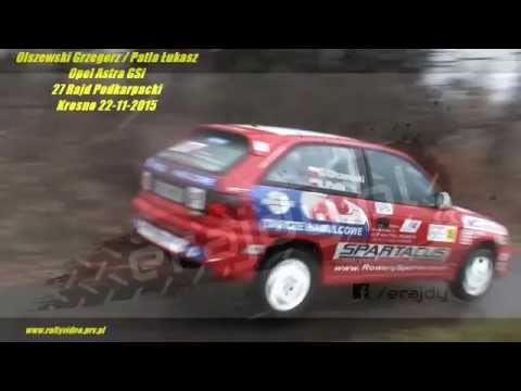 Olszewski Grzegorz / Patla Łukasz - Opel Astra GSi - 27 Rajd Podkarpacki Krosno 22-11-2015