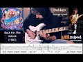 Dokken Lost behind the Wall George Lynch Guitar Solo (With TAB)