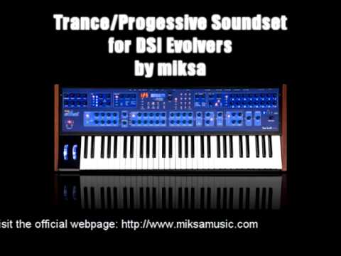 Trance / Progressive Soundset for DSI Evolver (Poly Evolver) Preset Demo