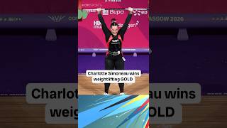 Charlotte Simoneau captured Gold in the women's 69kg with two Commonwealth Games records????????