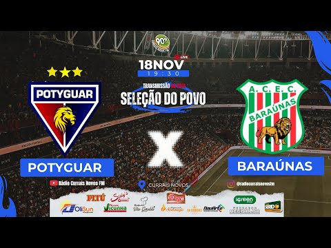 SEGUNDA DIVISÃO DO CAMPEONATO POTIGUAR - POTYGUAR SERIDOENSE X BARAÚNAS