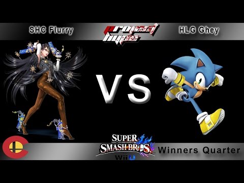 Singles - SHC Flurry (Bayonetta) vs HLG Ghey (Sonic) - WQF