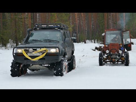Турбо-трактор против самого лютого внедорожника в Спб!