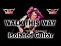 Classic 70s AEROSMITH Walk This Way Original 75 ORIGINAL ISOLATED GUITAR