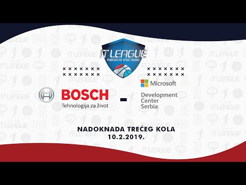 IT Liga, 3  kolo, Bosch  Microsoft
