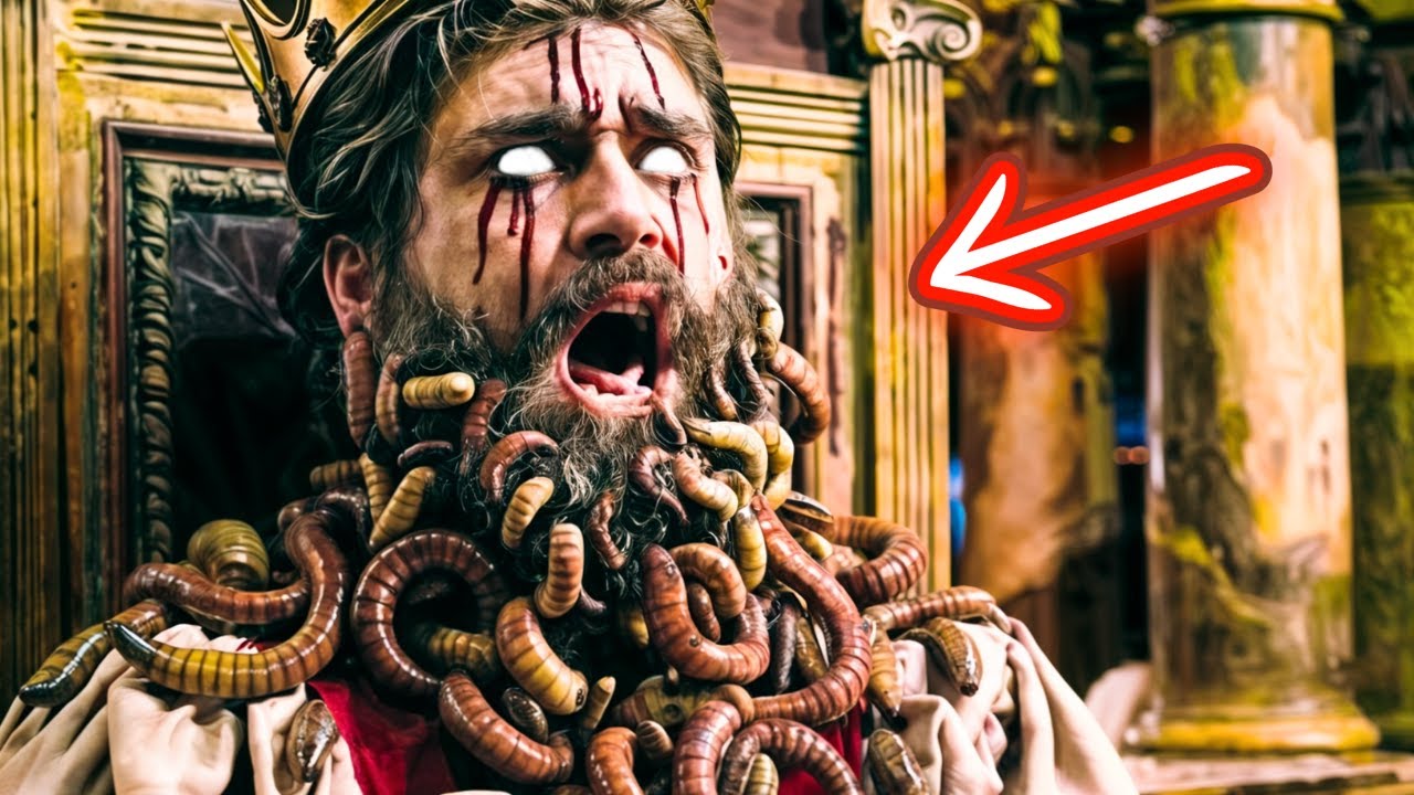 A PIOR MORTE DA BÍBLIA | FOI DEVORADO POR VERMES (História Bíblica Explicada)