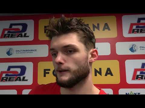 OHLAS | Milan Klouček po utkání 35. kola proti HC Vítkovice Ridera