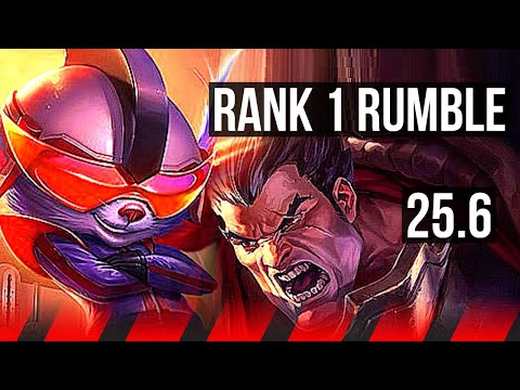 RUMBLE vs DARIUS (TOP) | Rank 1 Rumble, Rank 6 | EUNE Challenger | 25.6
