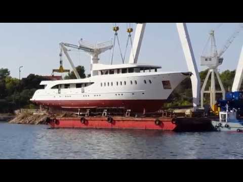 Porinuće novogradnje 119 - brodogradilište Leda