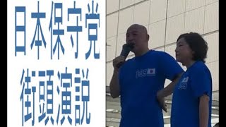 #日本保守党 #百田尚樹 #島田洋一 #北村晴男 #有本香 新橋駅街頭演説