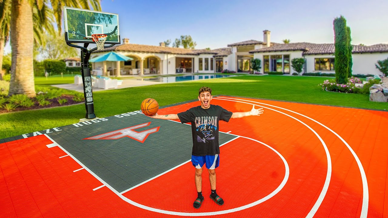 I Built an OFFICIAL Basketball Court in my Backyard!