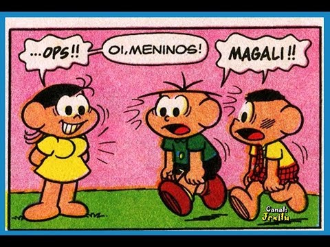 Magali - Esconderijo não muito ideal - Gibis Quadrinhos Turma da Mônica