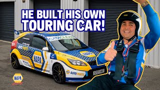 Dan Rowbottom Drives Touring Car Built by NAPA Customer AAK Auto Services