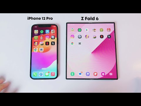 iPhone 12 Vs Z Fold 6 – SPEED TEST
