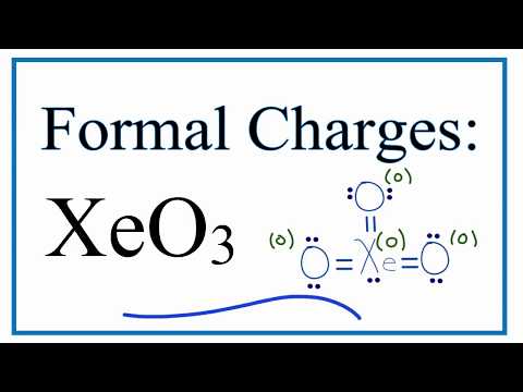 How to Calculate the Formal Charges for XeO3 (Xenon Trioxide)