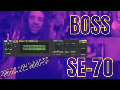 Boss SE-70 Super Effects Processor 1993 - 1999 - Black image 8