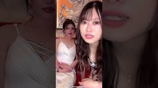 キャバ嬢ᡣ𐭩パンチラ配信！右の水玉模様のドレスの子ずっと見えてるᡣ𐭩