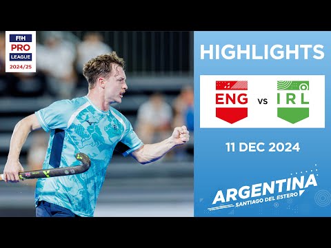 FIH Hockey Pro League 2024-25 Highlights: England vs Ireland (M) | Match 1